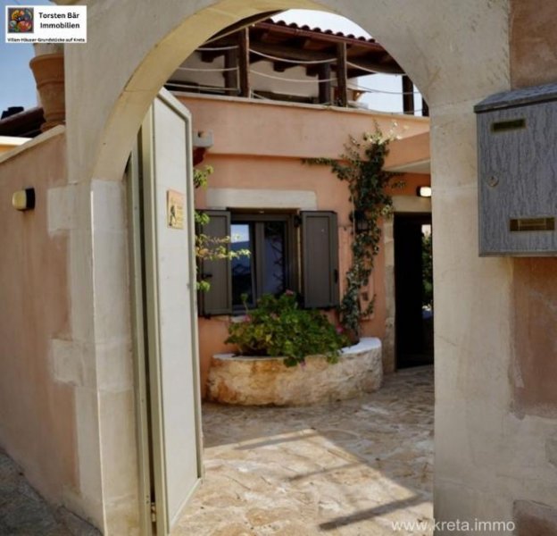 Melidoni Apocoronas Kreta, Melidoni, renoviertes Dorfhaus mit Innenhofgarten Haus kaufen